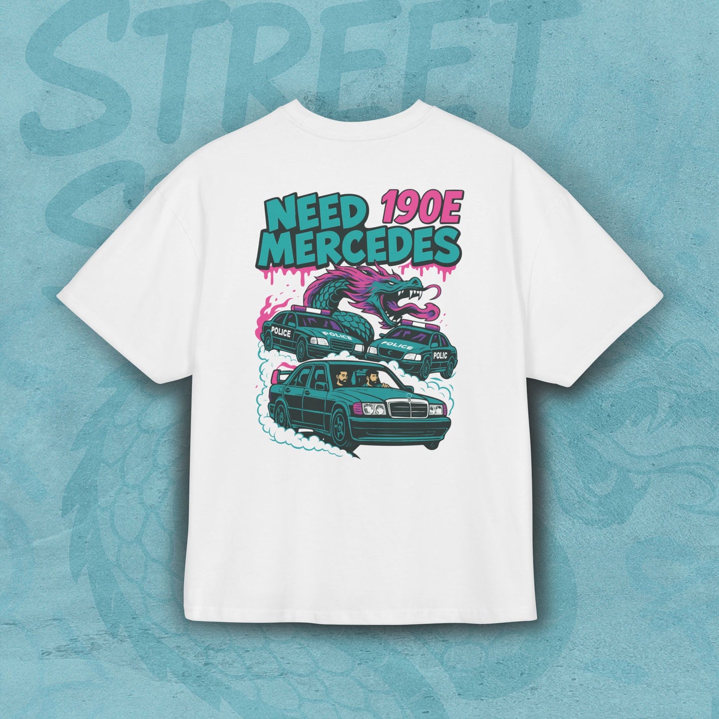 Mercedes 190E Dragon Drift T-Shirt