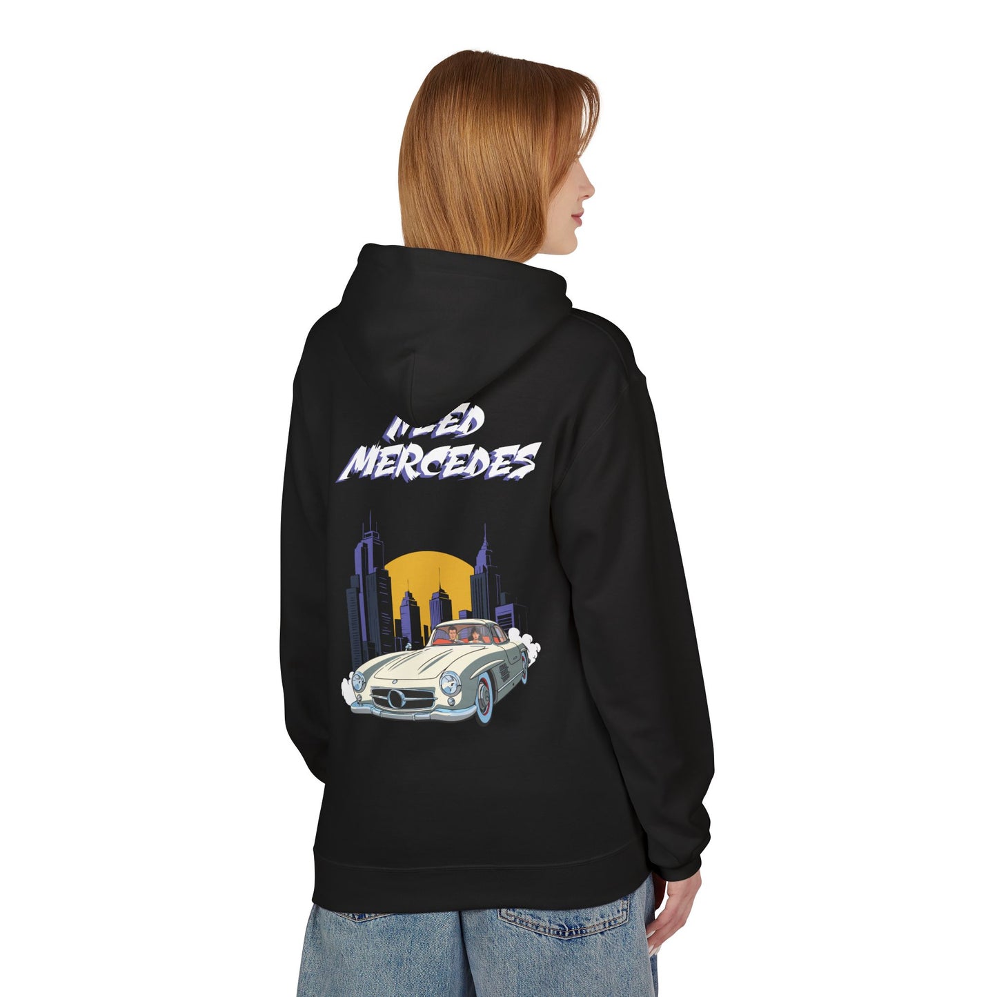Custom Mercedes-Inspired Hoodie – Comic Street Style