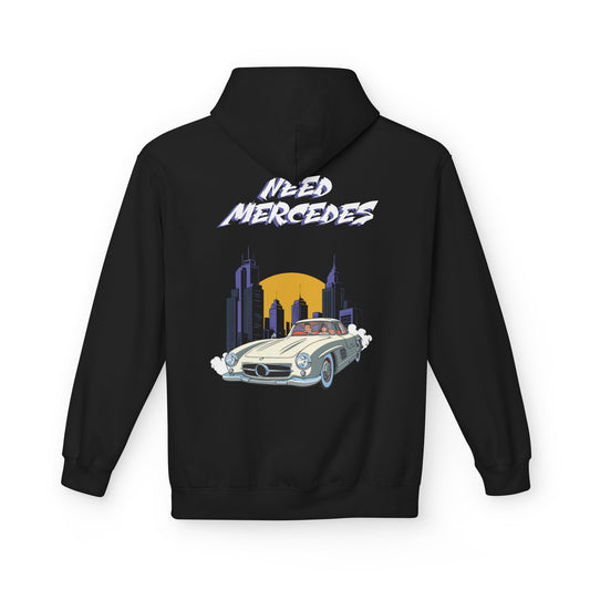 Custom Mercedes-Inspired Hoodie – Comic Street Style
