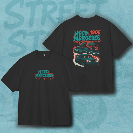 Mercedes 190E Dragon Drift T-Shirt