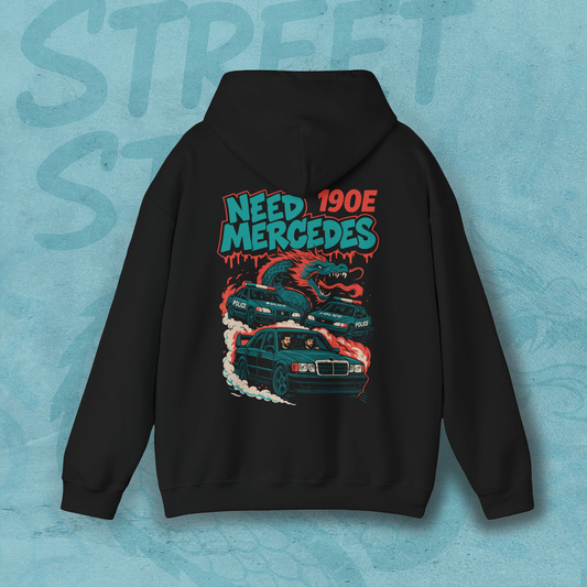 Mercedes 190E Dragon Drift Hoodie