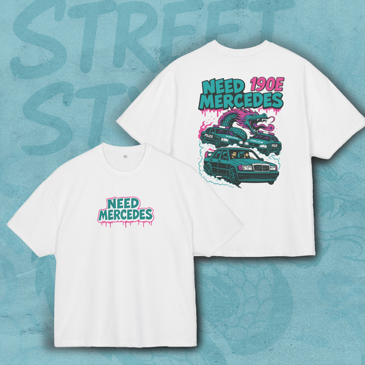 Mercedes 190E Dragon Drift T-Shirt